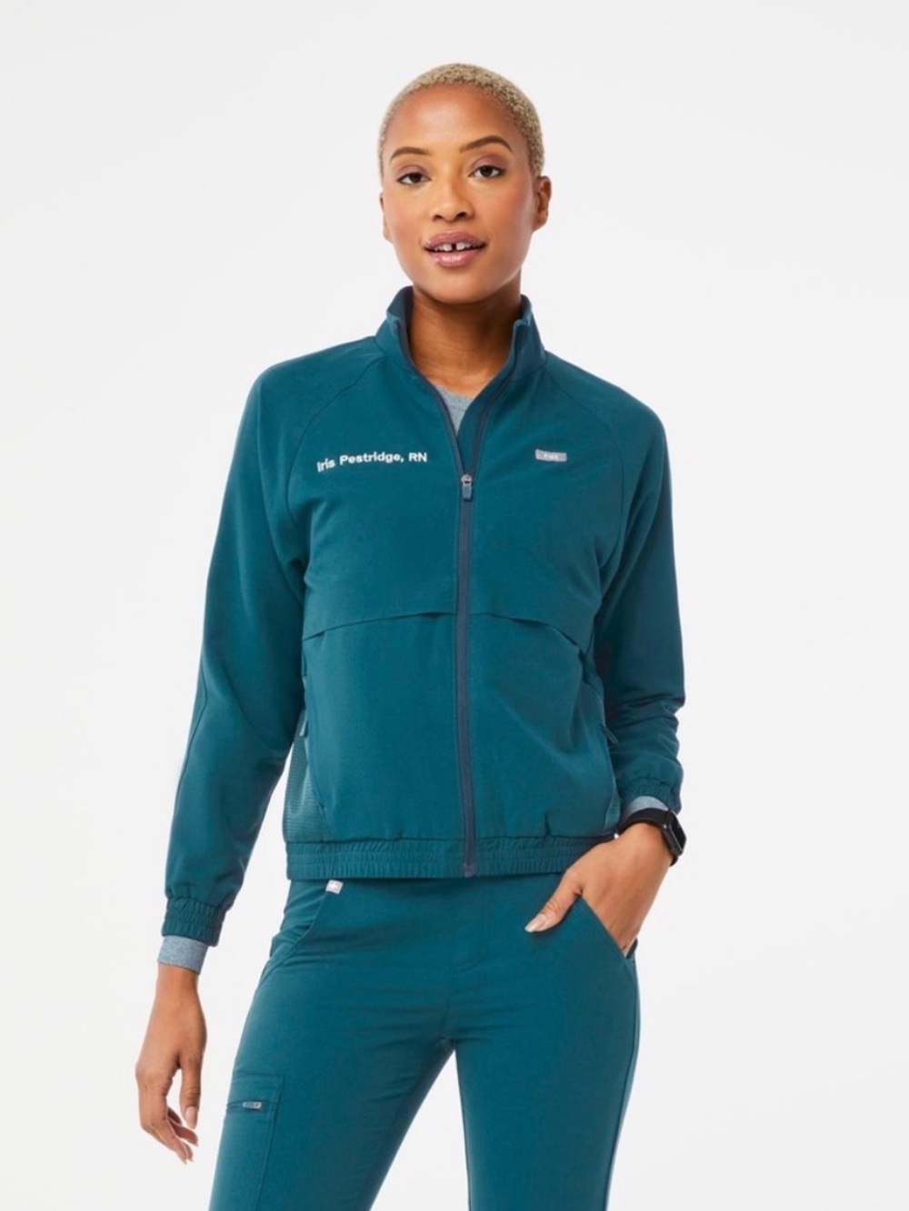 Figs Sydney Scrub Jacket
